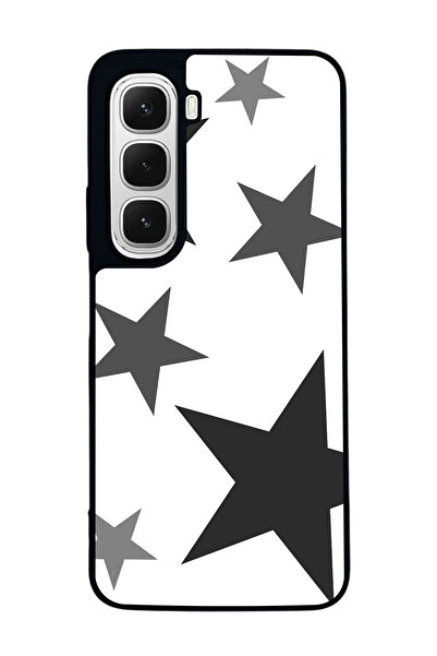 BGAKSESUAR حافظة سوداء متوافقة مع هاتف Infinix Hot 60 - سيليكون ناعم، واقي، غ...