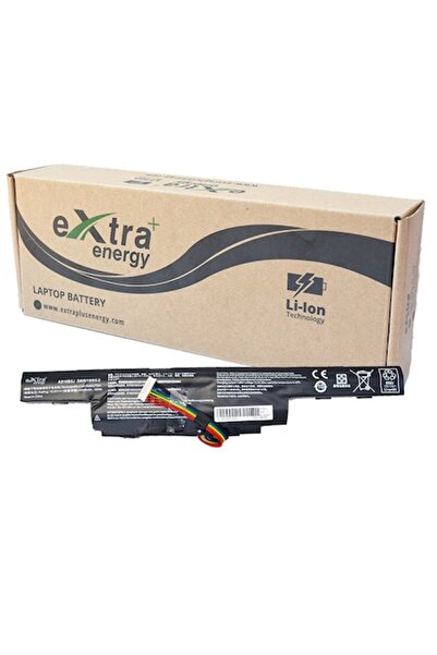 ExtraPlusEnergy Baterie laptop premium Li-Ion pentru seria Acer Aspire E15/E5, TravelMate P259 – 6 celule 4400mAh, Negru