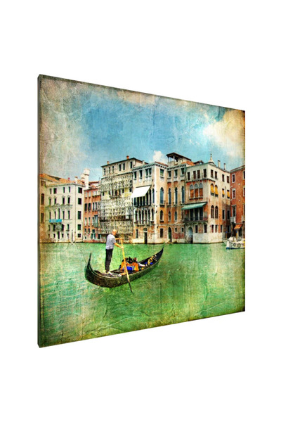 PozaTablou Pictură pe pânză: Peisaj venețian de vis (3) 80x80 cm