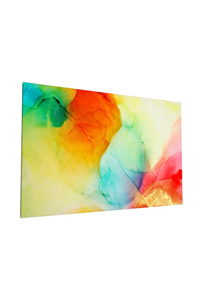 PozaTablou Pictură pe pânză - Explozie abstractă de culori 70x50 cm