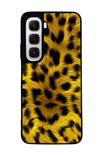 BGAKSESUAR حافظة سوداء متوافقة مع هاتف Infinix Hot 60 - سيليكون ناعم، واقي، غ...