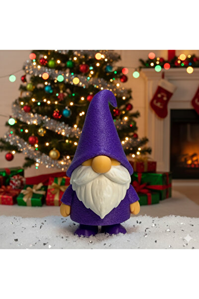 Favori تمثال زخرفي للجنود الأقزام (الجني) لعيد الميلاد باللون الأرجواني |   1...