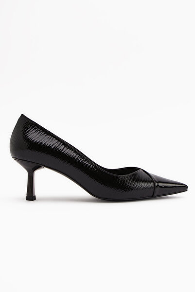 Limoya Elly Black Women's Thin Heeled Shoes