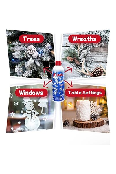 NO BRAND Snow Spray Elemag for Windows and Christmas Tree - 250 ml