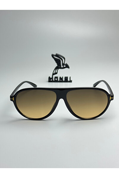 MONAL EYEWEAR Black to Brown Drip Model Uv400 Sunglasses