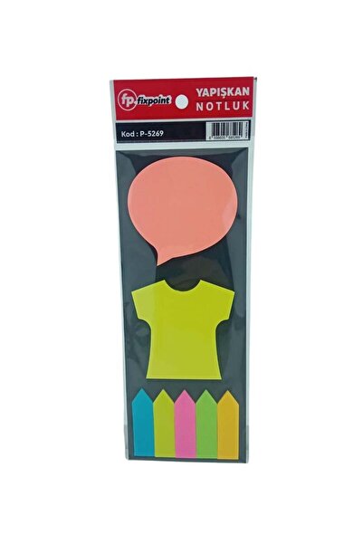 Kısmet Hırdavat مجموعة حامل الملاحظات اللاصقة من فيكس بوينت مكونة من 7 قطع P-...