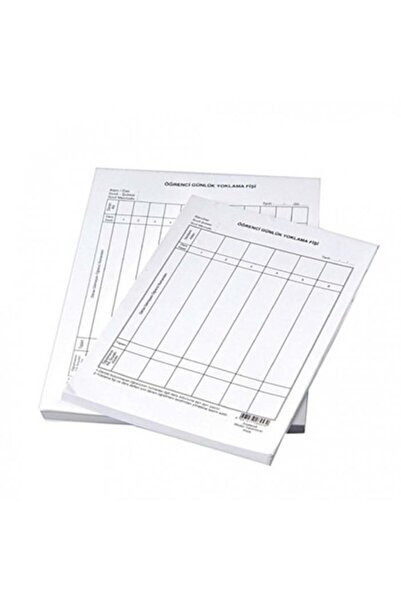 Gülpaş Student Attendance Card - 8 Classes of 100 [455]