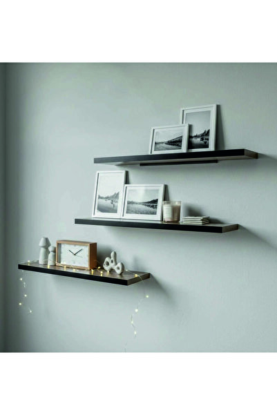 Tiydem Duvar Rafı Uçan Raf Gizli Raf Ahşap Duvar Rafı Atlantik Çam (15x55 cm ...