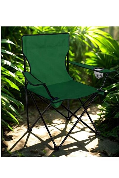HOMEVEO كرسي رحلات وحدائق قابل للطي – تصميم عملي بلون أخضر أنيق – خفيف الوزن وسهل الحمل للاستخدام الخارجي