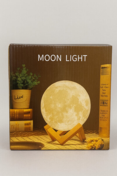 Moon Night Moon Light decorative lamp with wooden stand