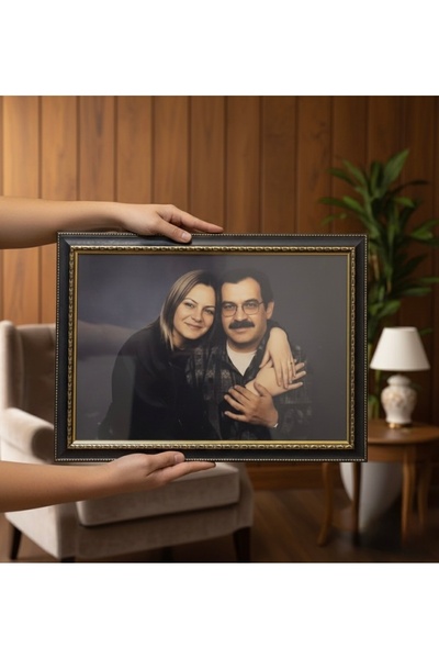 Shop Asiyan Çerçeveli̇ Fotoğraf Bi̇rleşti̇rme (35x50) Hediye, Kişiye Özel