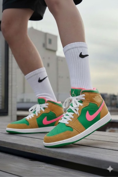 Nike Air Jordan 1 Mid Men's Unisex Sports Shoes Dx4332-700