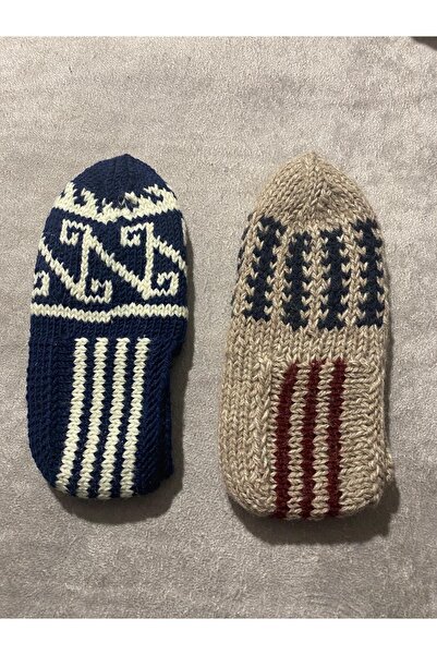 MESKSTORE El Örgüsü Patik 2 Çift 37-38