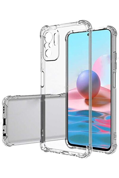 OSG حافظة شفافة متوافقة مع هاتف Xiaomi Redmi Note 10 4G وNote 10S، مقاومة للص...