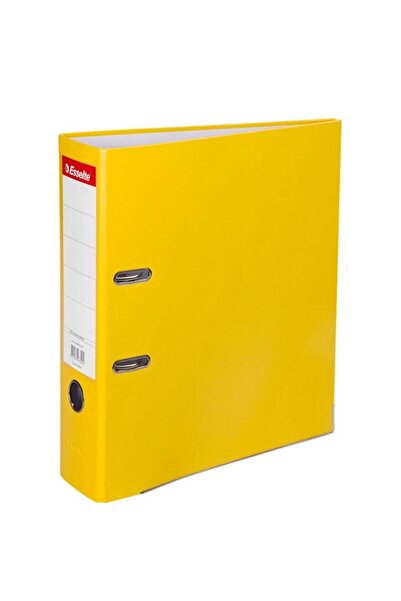 Erka ملف بلاستيكي Esselte Eko 9940 مقاس A4 كبير باللون الأصفر