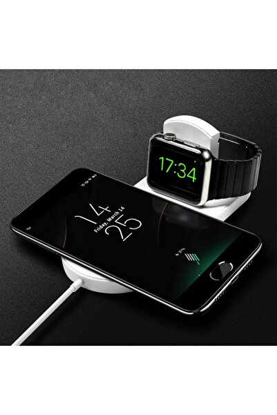 Gonga Universal wireless charger, 2 in 1, iPhone, white, Gonga® White