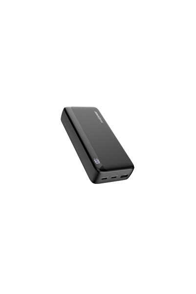 realpower 20000mAh Siyah Powerbank 20W Led Display PB20KBK