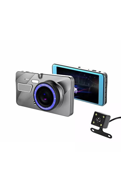 Gonga Camera Auto Full HD 1080P , ecran LCD si functie de marsarier cu 4 LED-...