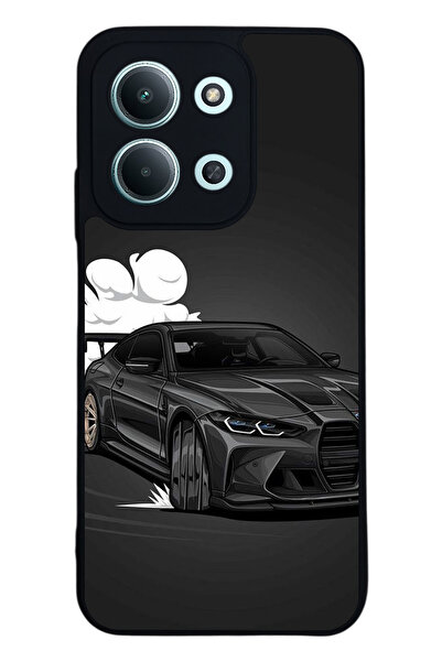 BGAKSESUAR حافظة سوداء متوافقة مع هاتف Xiaomi Redmi 15C - سيليكون ناعم، واقي، غطاء ممتص للصدمات