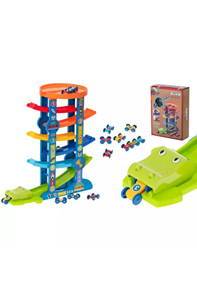 Gonga Pista pentru masinute pe 7 nivele, multicolor,Gonga® Multicolor
