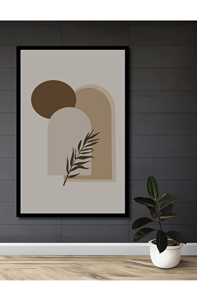 Caddemia Tablou decorativ din lemn, pătrat, cu aspect de cadru, cu echilibru ...