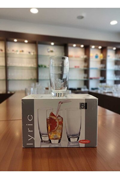 Paşabahçe Su Bardağı Meşrubat Bardağı 6 adet Sunum Mutfak Ev Hediyesi Lyric
