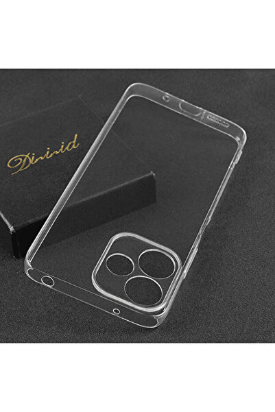OSG Xiaomi Redmi 13 Compatible Transparent Non-Yellowing Premium Shock-Absorbing Camera Protection Framed Case
