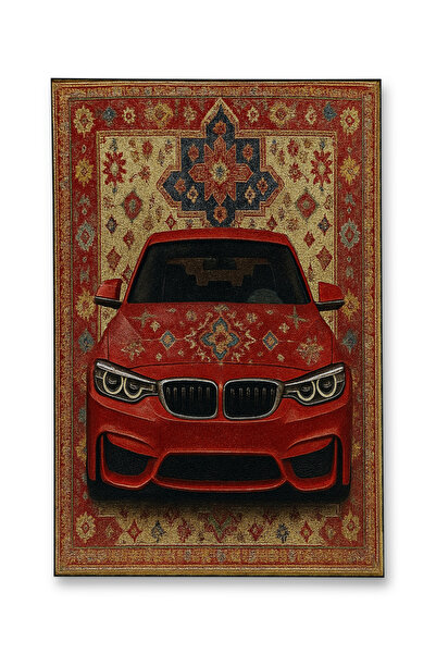 Rugs Modern Halı MOSSO Μπλε Μωβ Αποχρώσεις Έθνικ Λουλούδια με Σχέδιο Υφαντή Β...