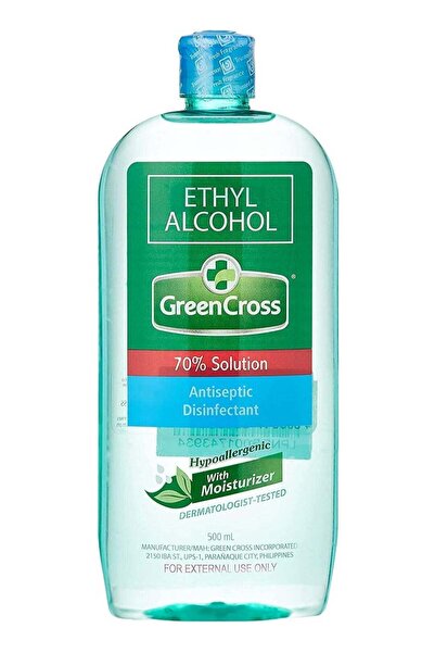Green Cross Ethyl Alcohol 70% Solution, 500ml