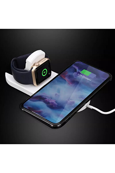 Gonga Universal wireless charger, 2 in 1, iPhone, white, Gonga® White