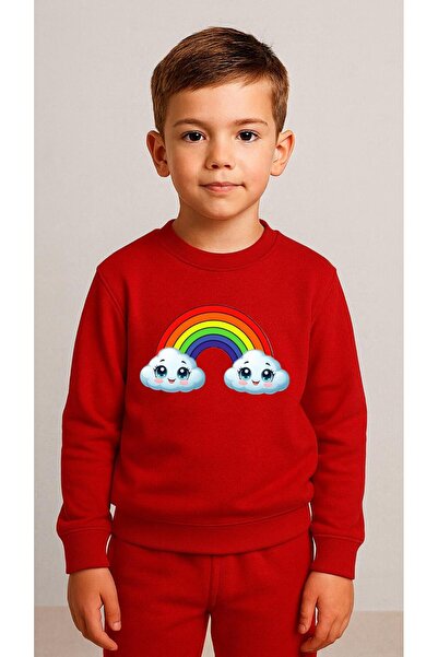 playwear Παιδικό Φούτερ Σετ με στάμπα ΟΥΡΑΝΙΑ ΠΕΡΙΟΧΗ για Κορίτσια και Αγόρια...