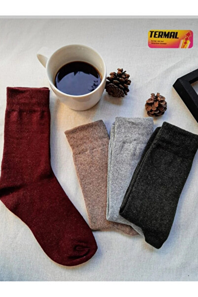 myDea 3’lü Erkek Termal Çorap %100 Termal Soket Çorap Kışlık Çorap