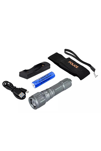 Genel Markalar Ps-15 Cree Power Led Zoomlu Şarjlı El Feneri