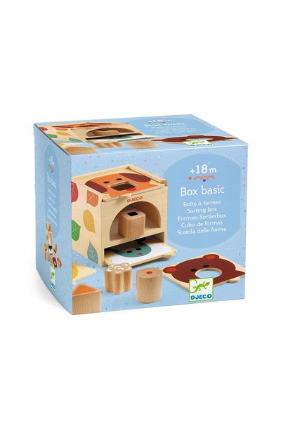 djeco Cutie sortatoare Basic Box, Djeco, colectie fun kids