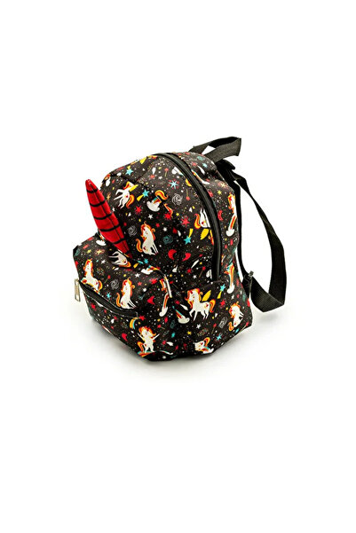 nuvora Rucsac mini pentru școală, ușor și confortabil, cu figurină de unicorn, pentru creșă și grădiniță pentru vârstele 0-4 ani