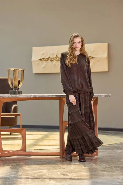 MissWhence 38025 Cupro Lace Skirt Set