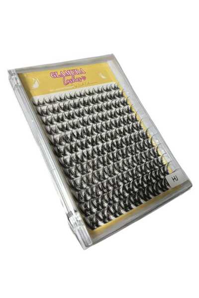 Glamura Lashes Ψεύτικες βλεφαρίδες – Extensions από μετάξι, μοντέλο HJ, εύκολη εφαρμογή