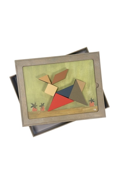 Egmont Toys Jocuri magnetice Tangram, Egmont Toys, super rezistent