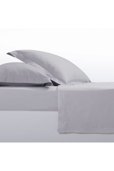 Nef Nef Homeware Set of 2 pillowcases 52×72 cm, satin cotton, Nef-Nef Elements - Grey Ice