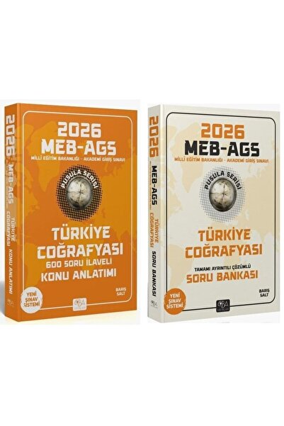 CBA Akademi CBA Yayınları 2026 MEB-AGS Türkiye Coğrafyası Konu Anlatımı + Sor...