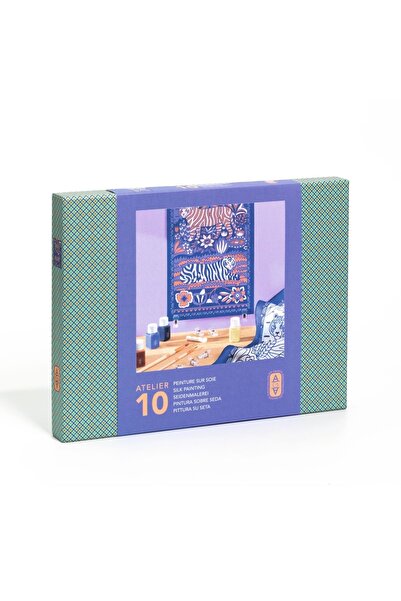 djeco Atelier creativ 10 pentru adulti Pictura pe matase, Djeco, super rezistent