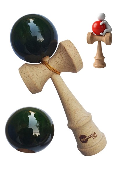 Brasoveanul Urias Kendama profesională, minge de lemn + autocolant pentru tel...