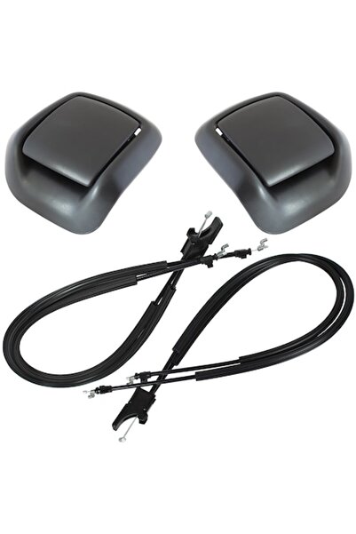 Autowag Set de 4 cabluri și mânere reglarea scaunului, Ford Fiesta V Mk6, 2001-2010, 3 uși, stânga + dreapta