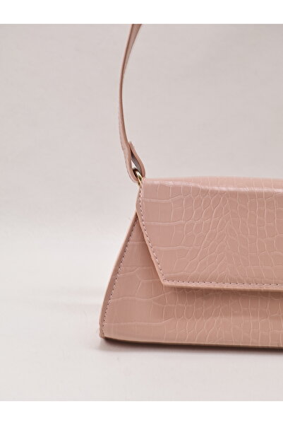 ICONE BAG Crocodile Faux Leather Shoulder Bag