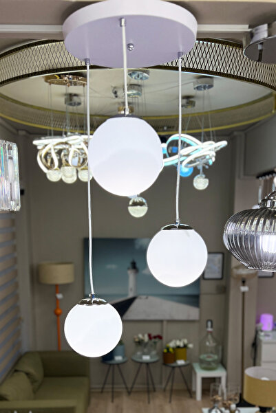 MINIMAL ETICARET VE BILGI TEKNOLOJILERI Echo Bohem Norway White 3'lü Sarkıt B...