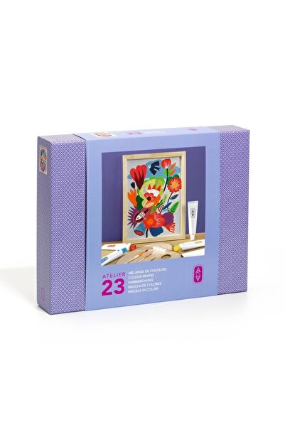 djeco Atelier creativ 23 pentru adulti Pictura Flori, Djeco, super rezistent