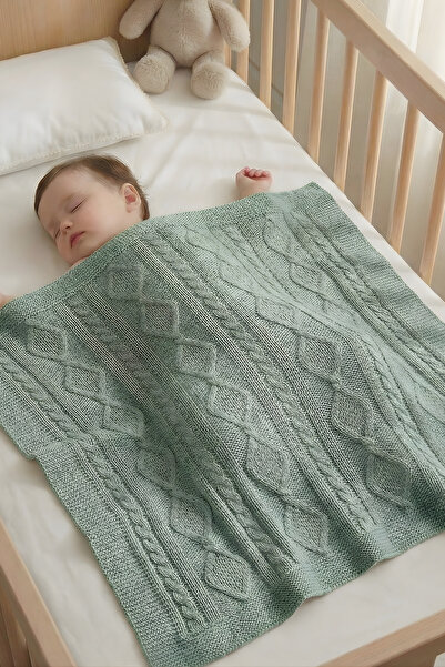 Gubo بطانية اطفال تريكو موسمي 85x95 سم