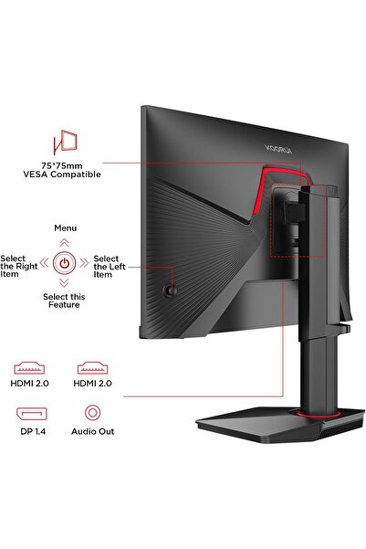Koorui G2511E 24.5 İnç Monitör, 320Hz E-Spor Monitörü, IPS FHD 1080p