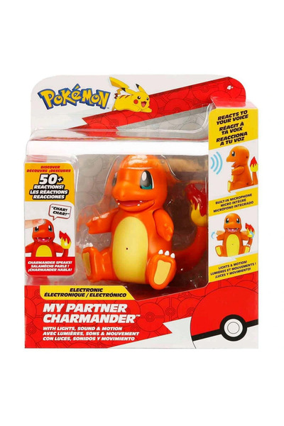 TOYFEST Pokemon My Partner Charmander Interactive Figure - 10 cm