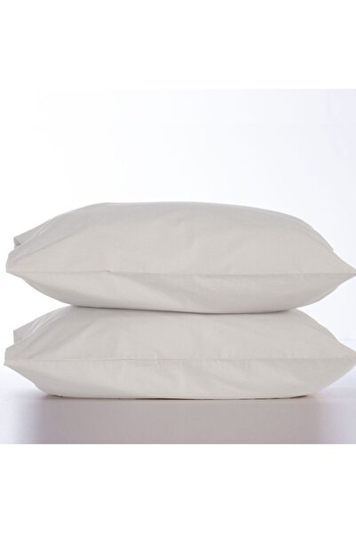 Nef Nef Homeware Set of 2 pillowcases 52×72 cm, cotton, Nef-Nef Basic Ecru